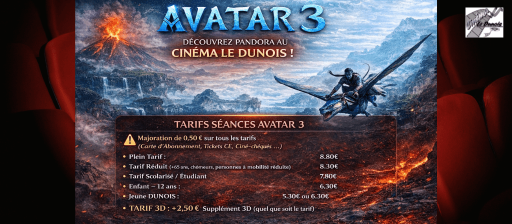 actualité Avatar Tarifs